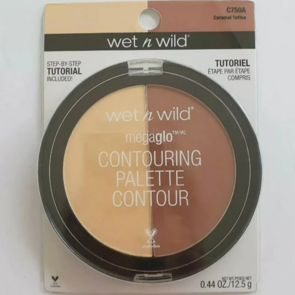 2/$20 Wet n Wild Mega Glo Contouring Palette Contour C750A CARAMEL TOFFEE 0.44Oz